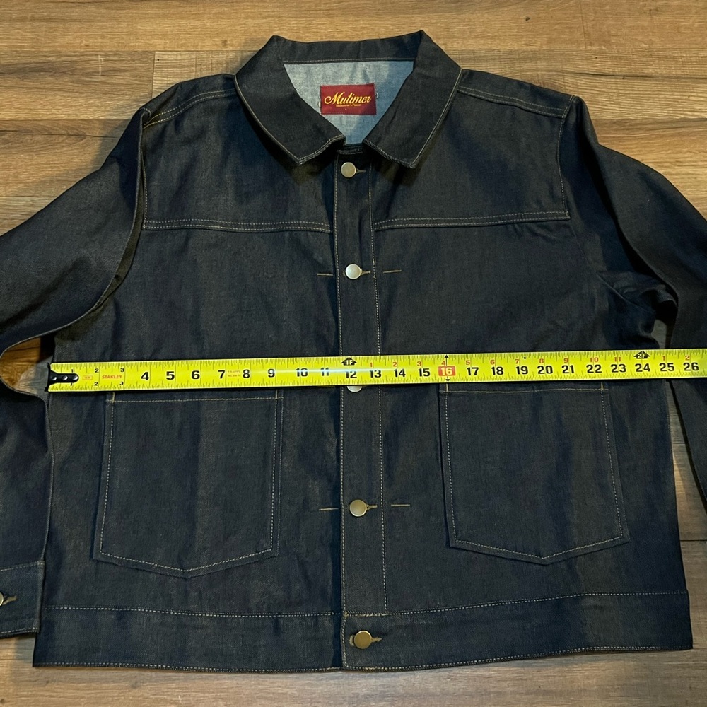 Black Denim Performance Jacket NWT - image 3